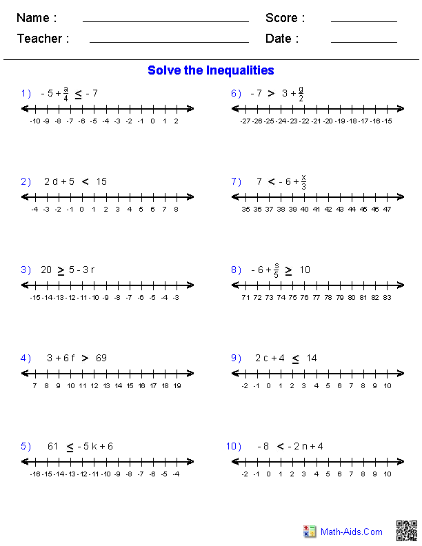 90 Graphing Inequalities Worksheet Pdf 75