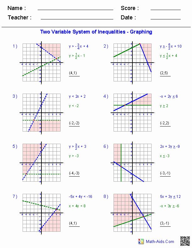 90 Graphing Inequalities Worksheet Pdf 78