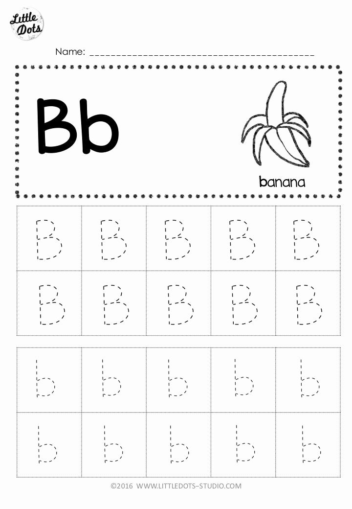 90 Letter B Tracing Worksheets 33