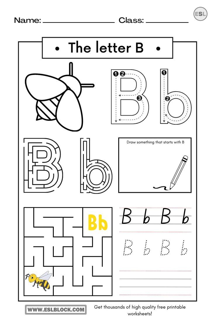 90 Letter B Tracing Worksheets 38