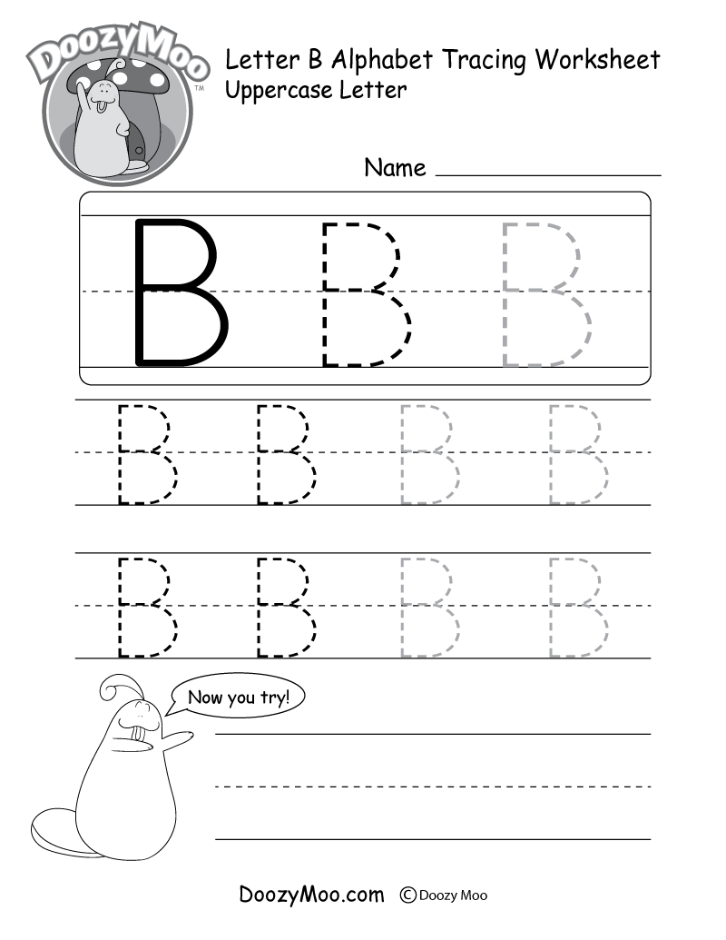 90 Letter B Tracing Worksheets 57