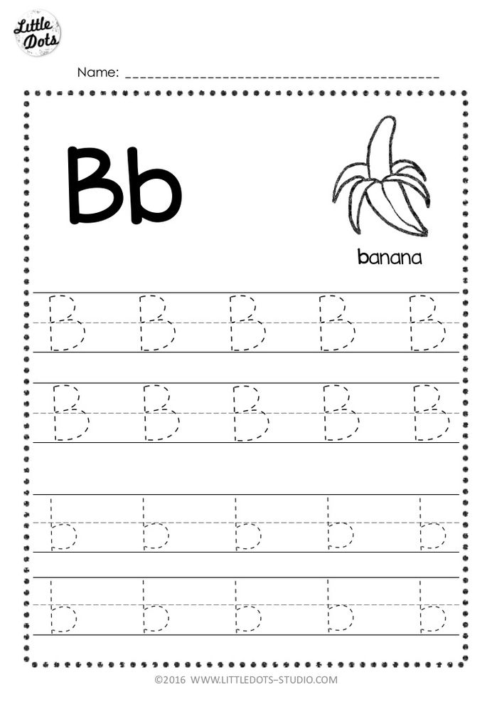 90 Letter B Tracing Worksheets 69