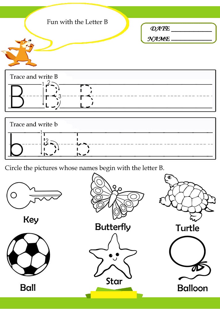 90 Letter B Tracing Worksheets 81