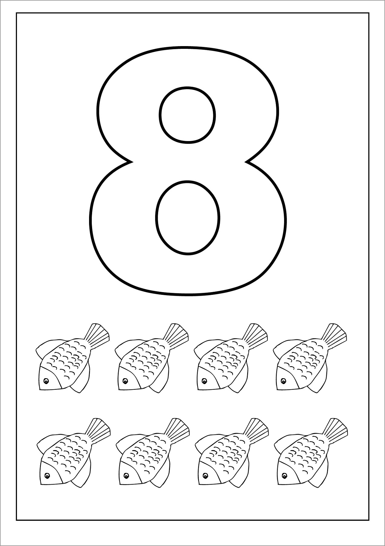 90 Number 8 Worksheet Preschool 10