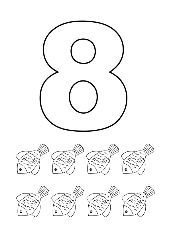 90 Number 8 Worksheet Preschool 16