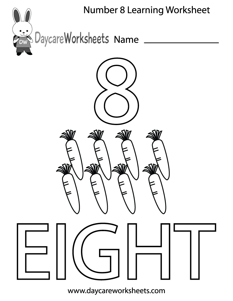 90 Number 8 Worksheet Preschool 23