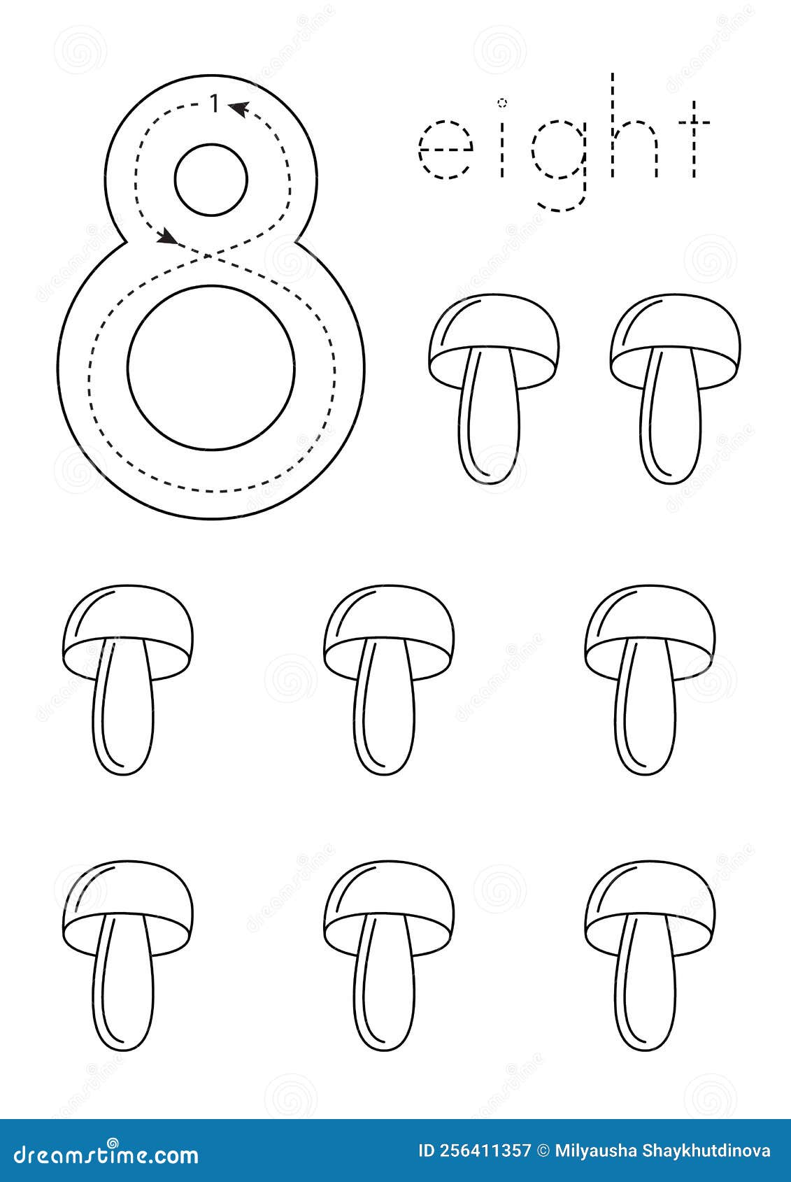 90 Number 8 Worksheet Preschool 41