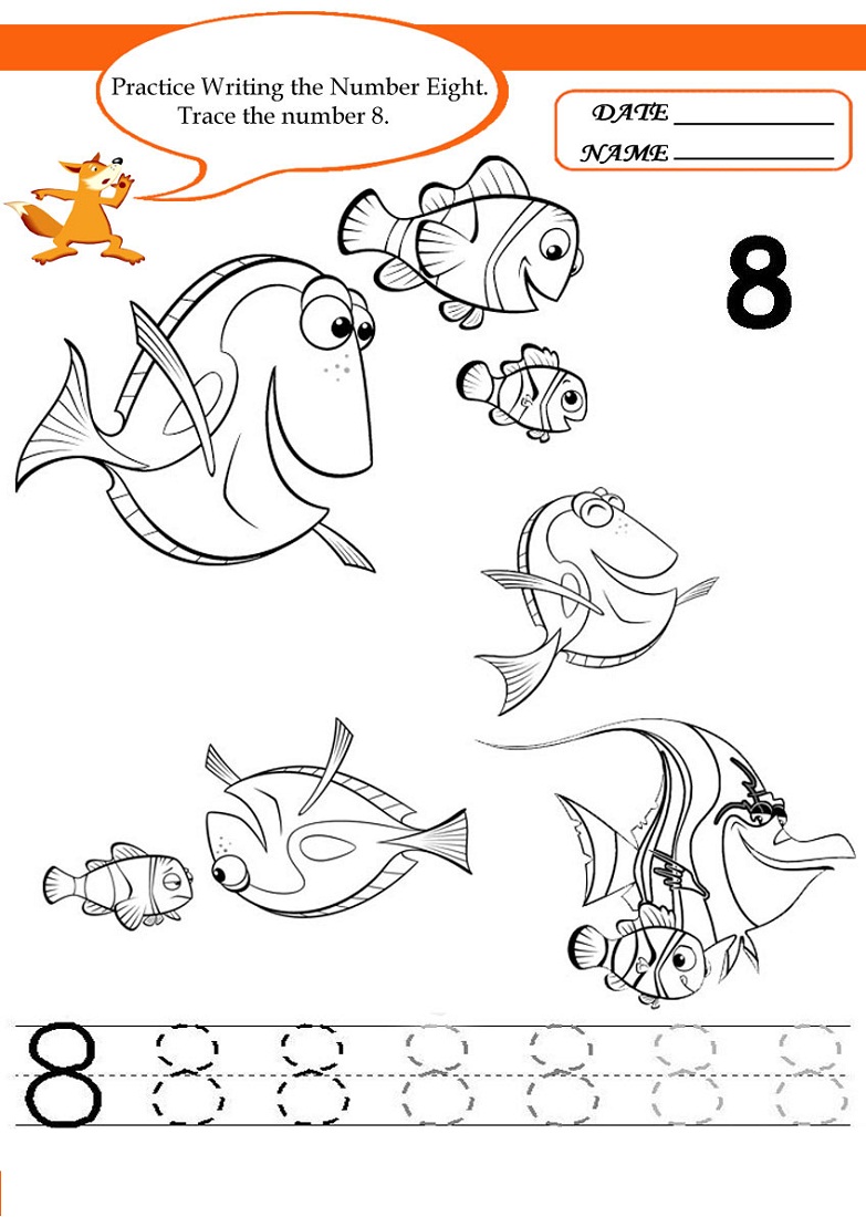 90 Number 8 Worksheet Preschool 73