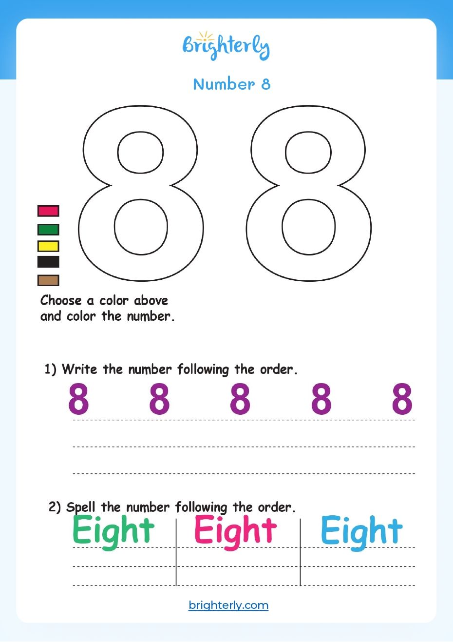 90 Number 8 Worksheet Preschool 76