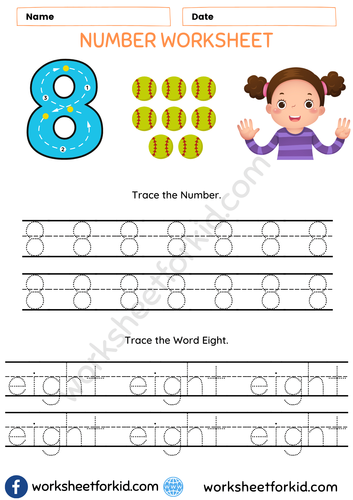 90 Number 8 Worksheet Preschool 78