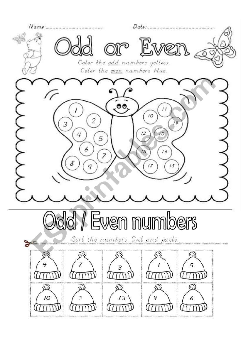 90 Odd And Even Worksheets 22