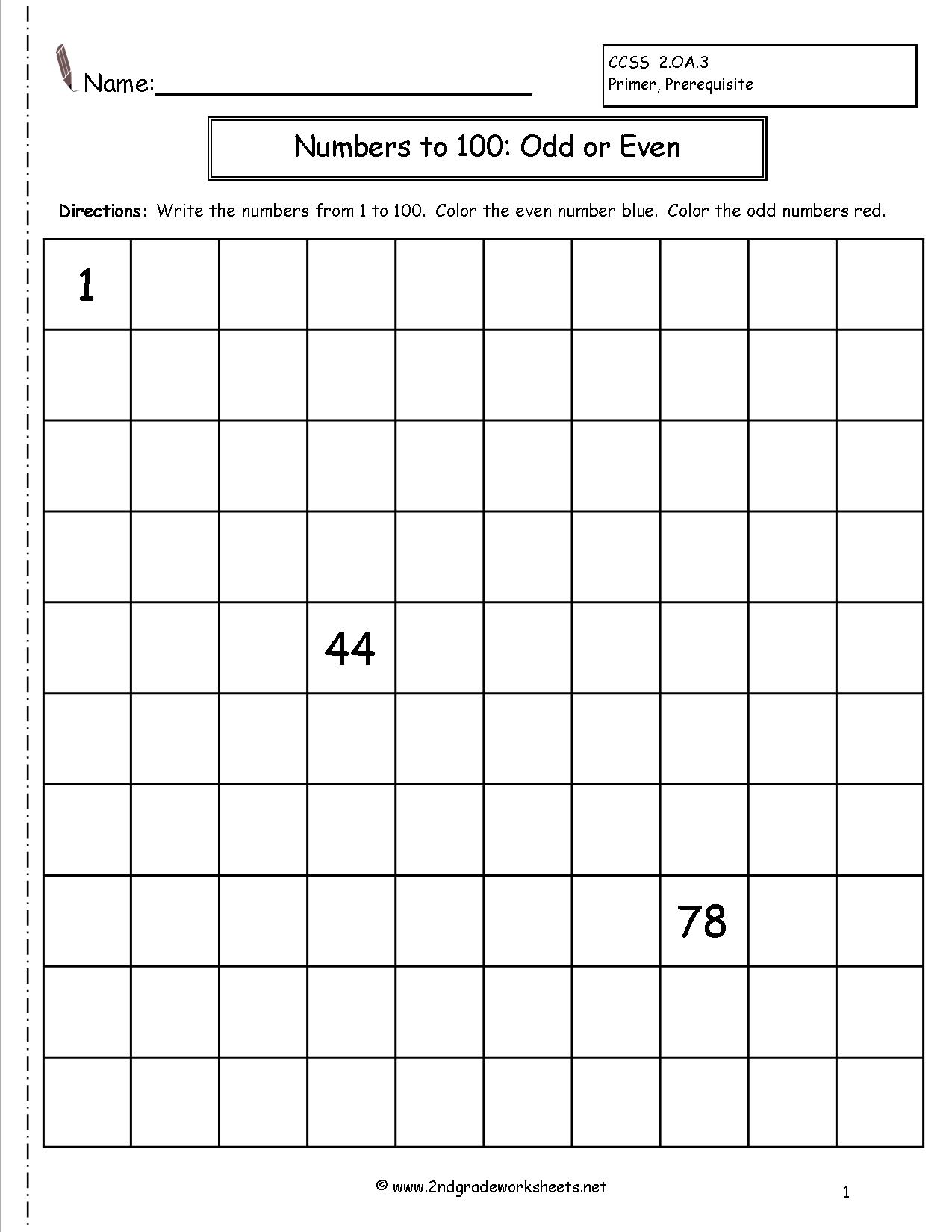 90 Odd And Even Worksheets 33