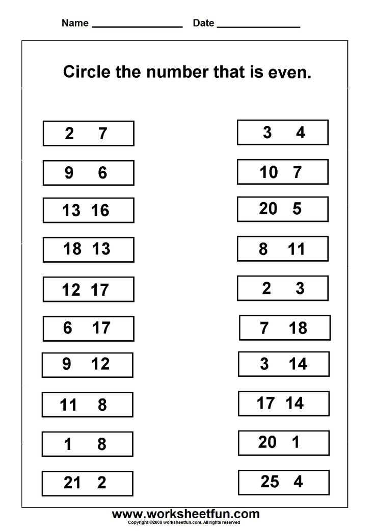 90 Odd And Even Worksheets 36