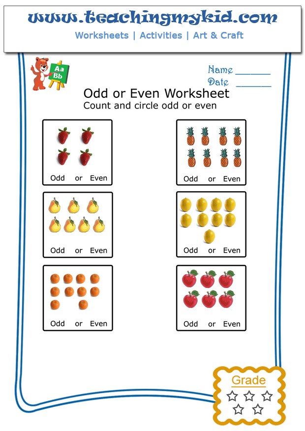 90 Odd And Even Worksheets 4