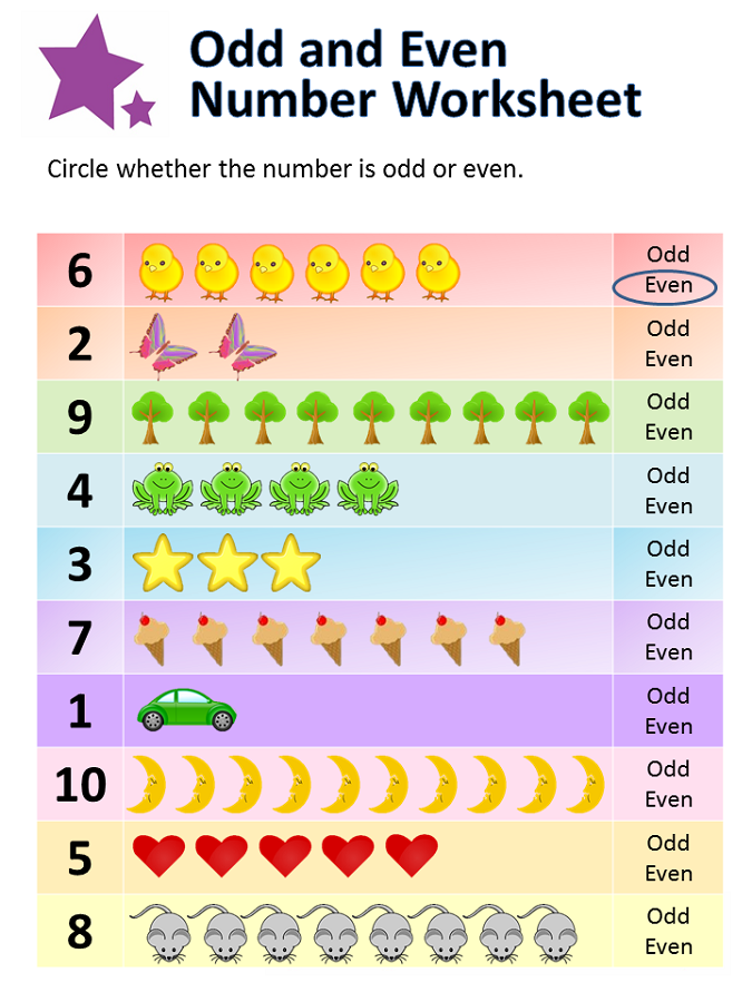 90 Odd And Even Worksheets 7