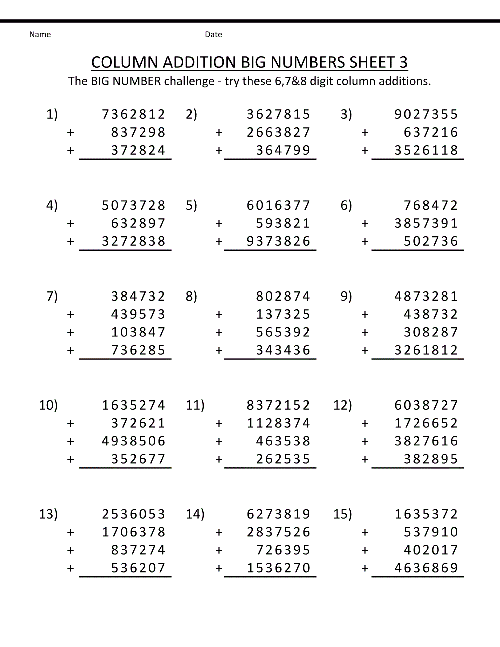 90 Printable 5Th Grad Math Worksheets 60