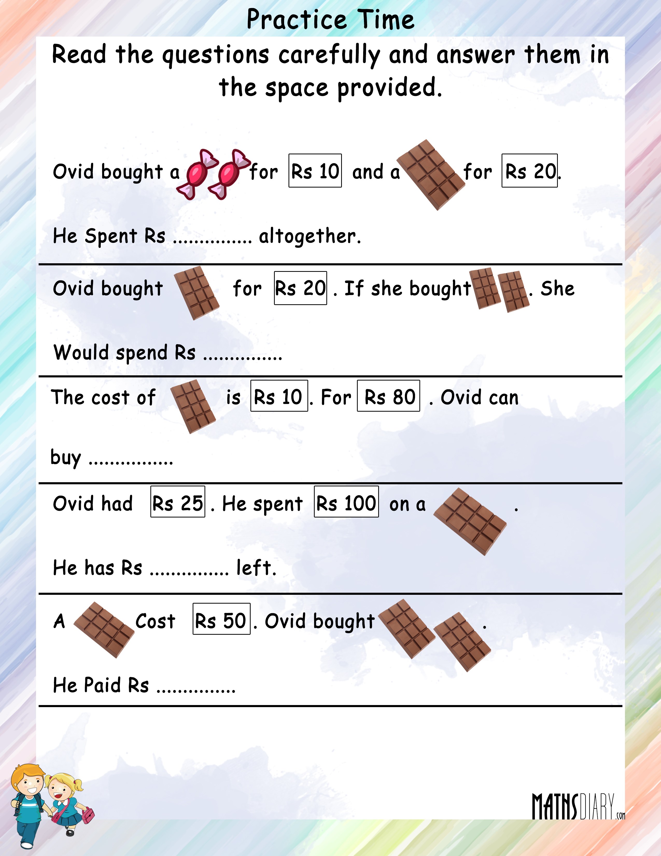 90 Printable Math Word Problems Worksheets 60