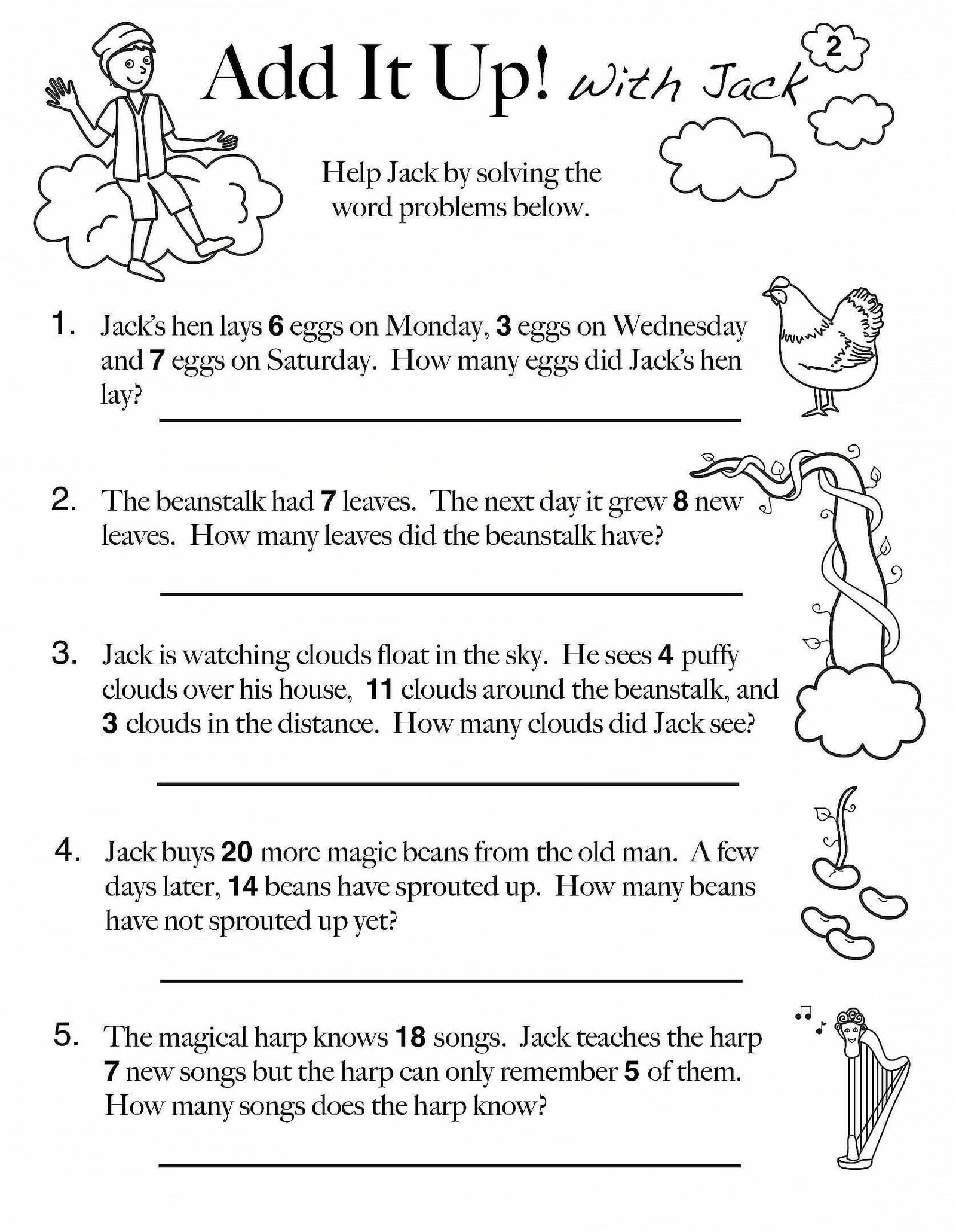 90 Printable Math Word Problems Worksheets 66