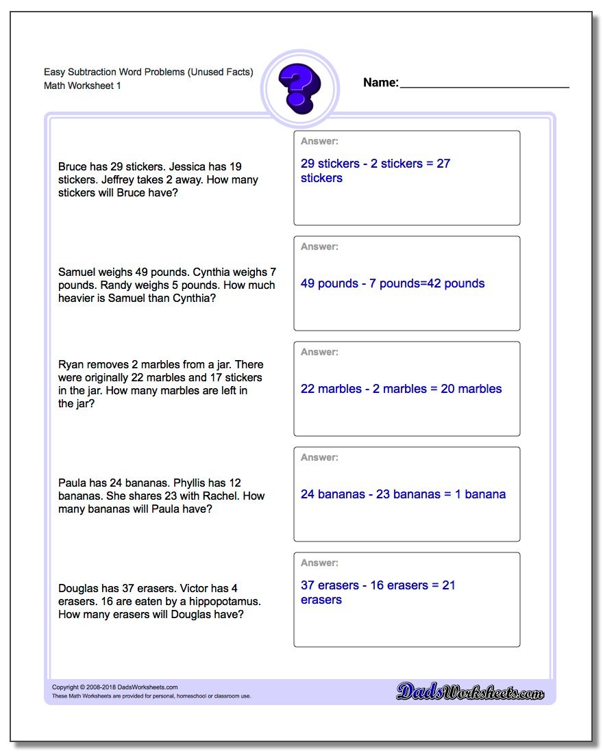 90 Printable Math Word Problems Worksheets 72