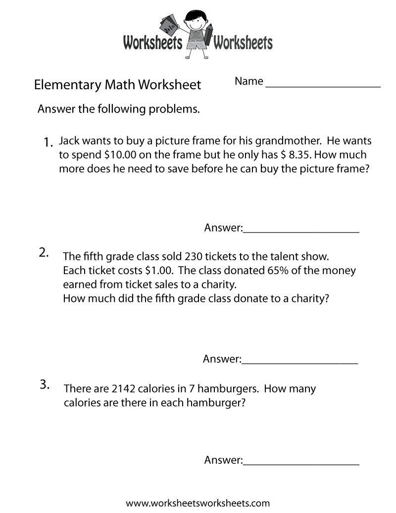 90 Printable Math Word Problems Worksheets 77