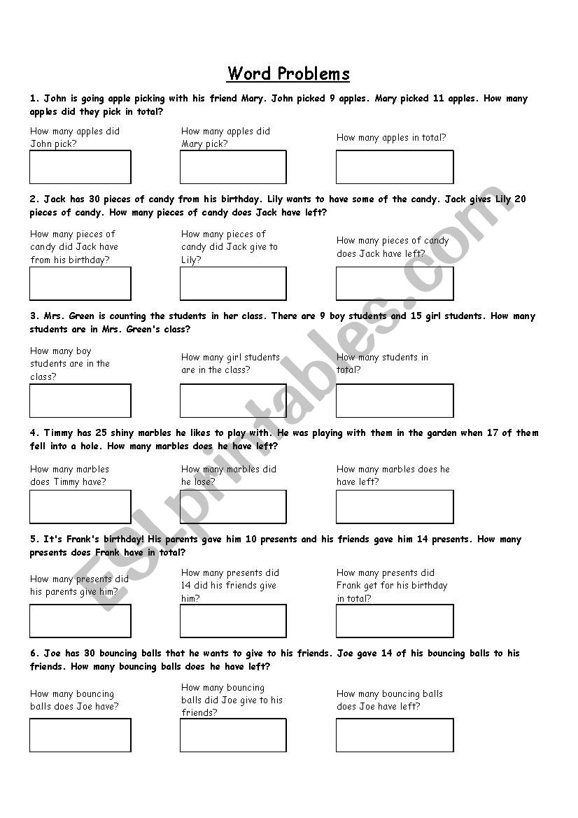 90 Printable Math Word Problems Worksheets 83