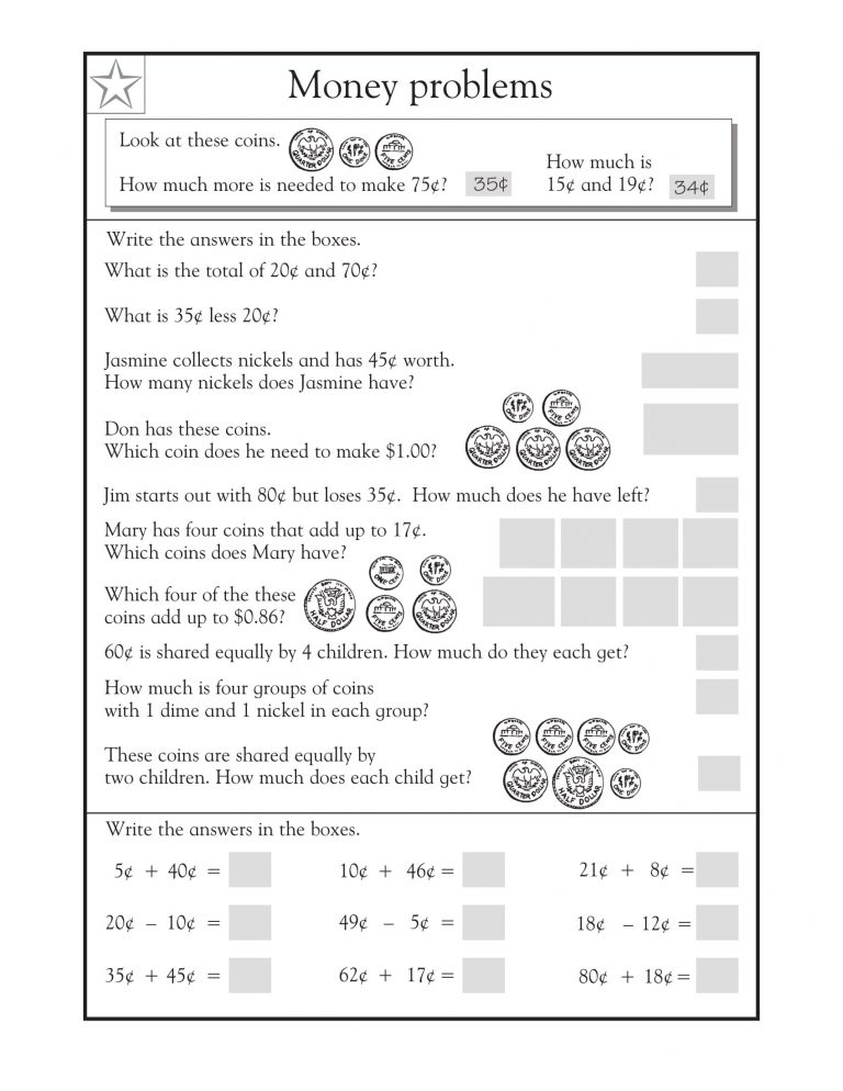 90 Printable Math Word Problems Worksheets 87