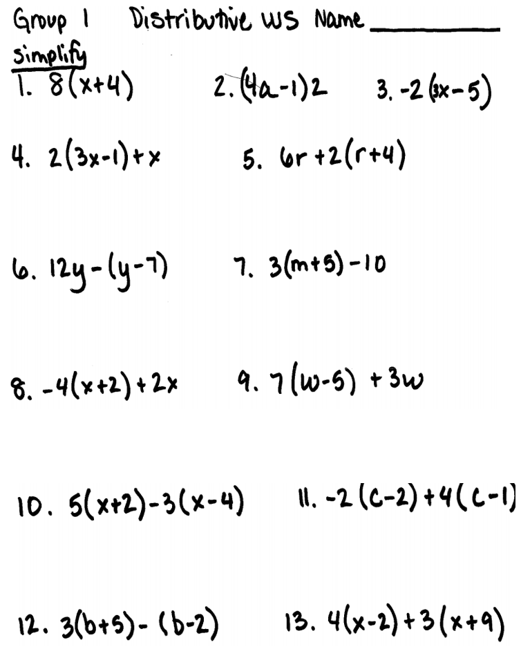 90 Printable Translating Algebraic Expressions Worksheet 45