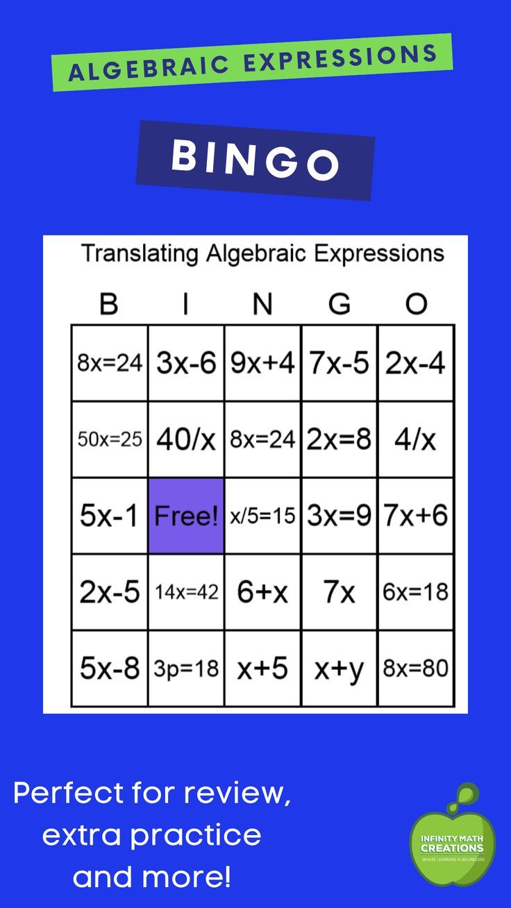 90 Printable Translating Algebraic Expressions Worksheet 85