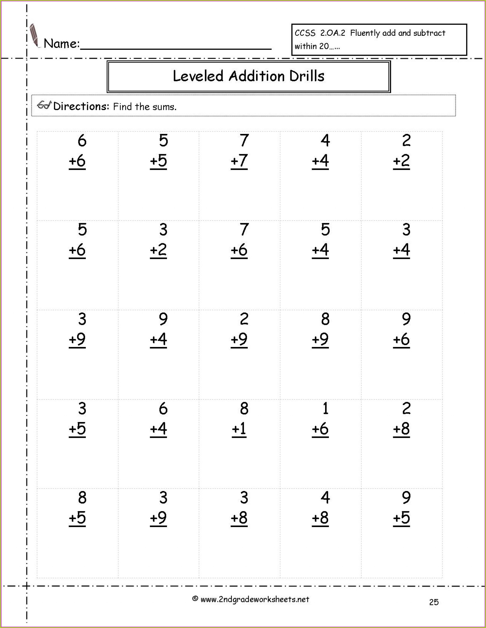 Get 85 2Nd Grade Worksheets Pdf Ideas 85