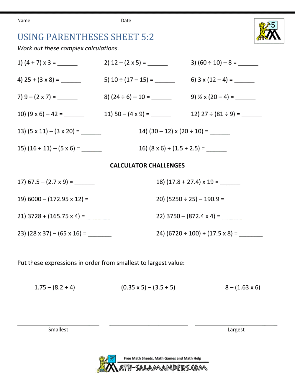 Get 85 5Th Grade Algebra Worksheets Ideas 73