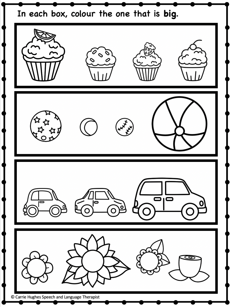 Get 85 Big And Small Worksheet Ideas 15