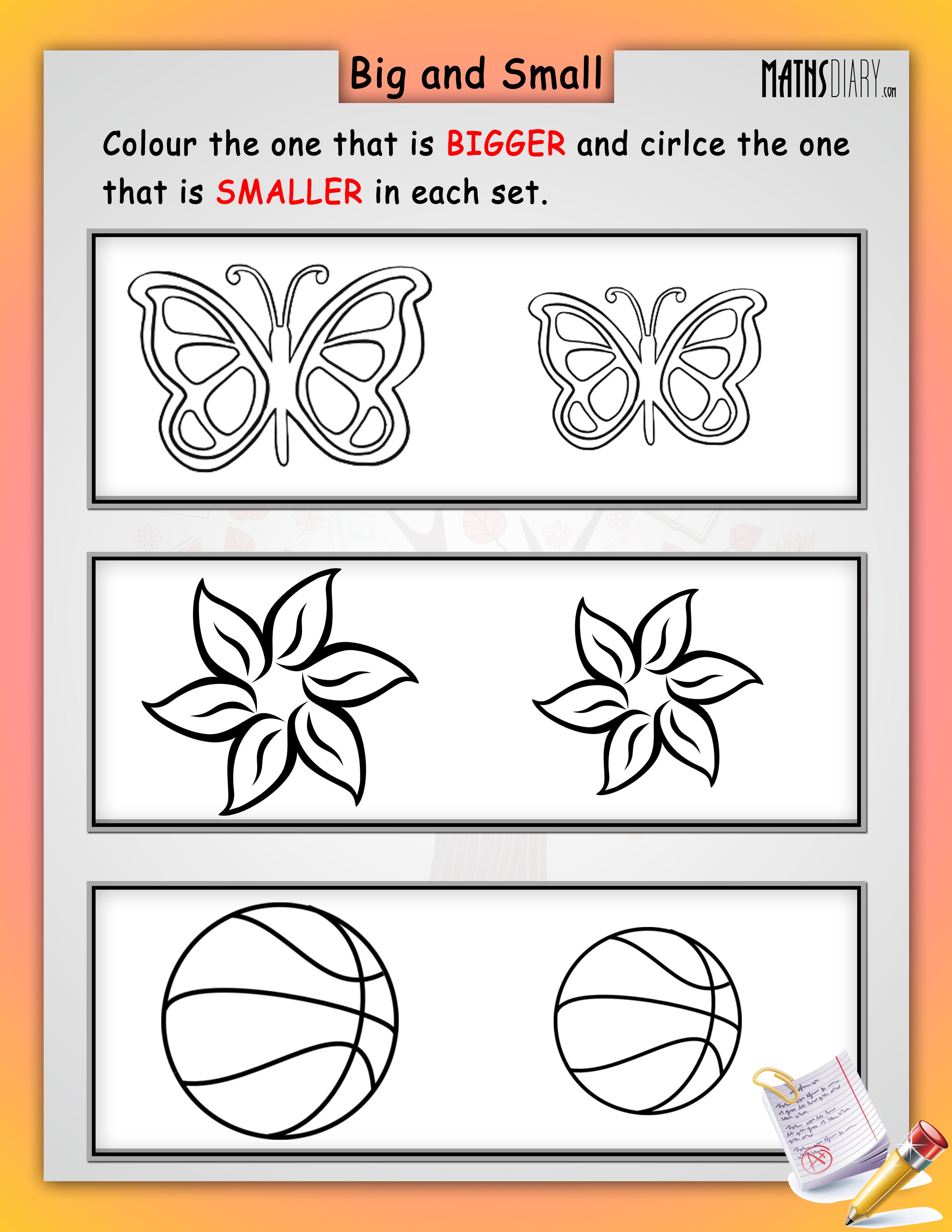 Get 85 Big And Small Worksheet Ideas 47