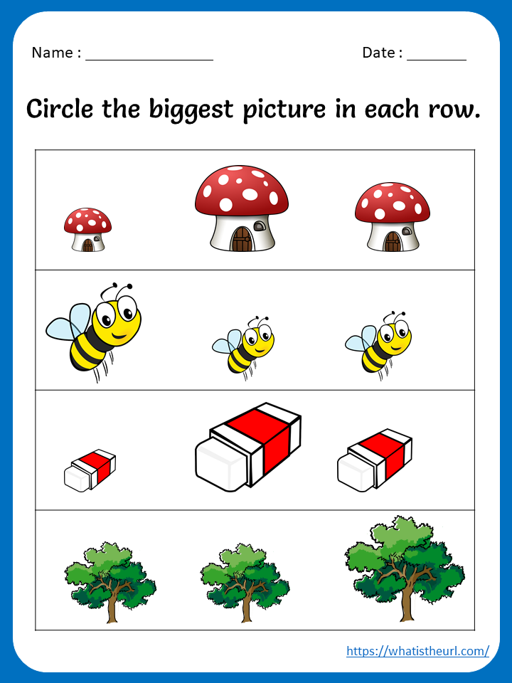 Get 85 Big And Small Worksheet Ideas 6