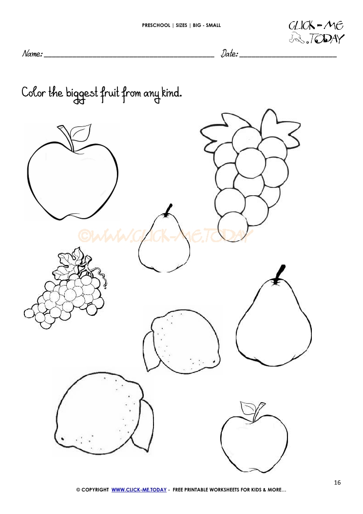 Get 85 Big And Small Worksheet Ideas 64