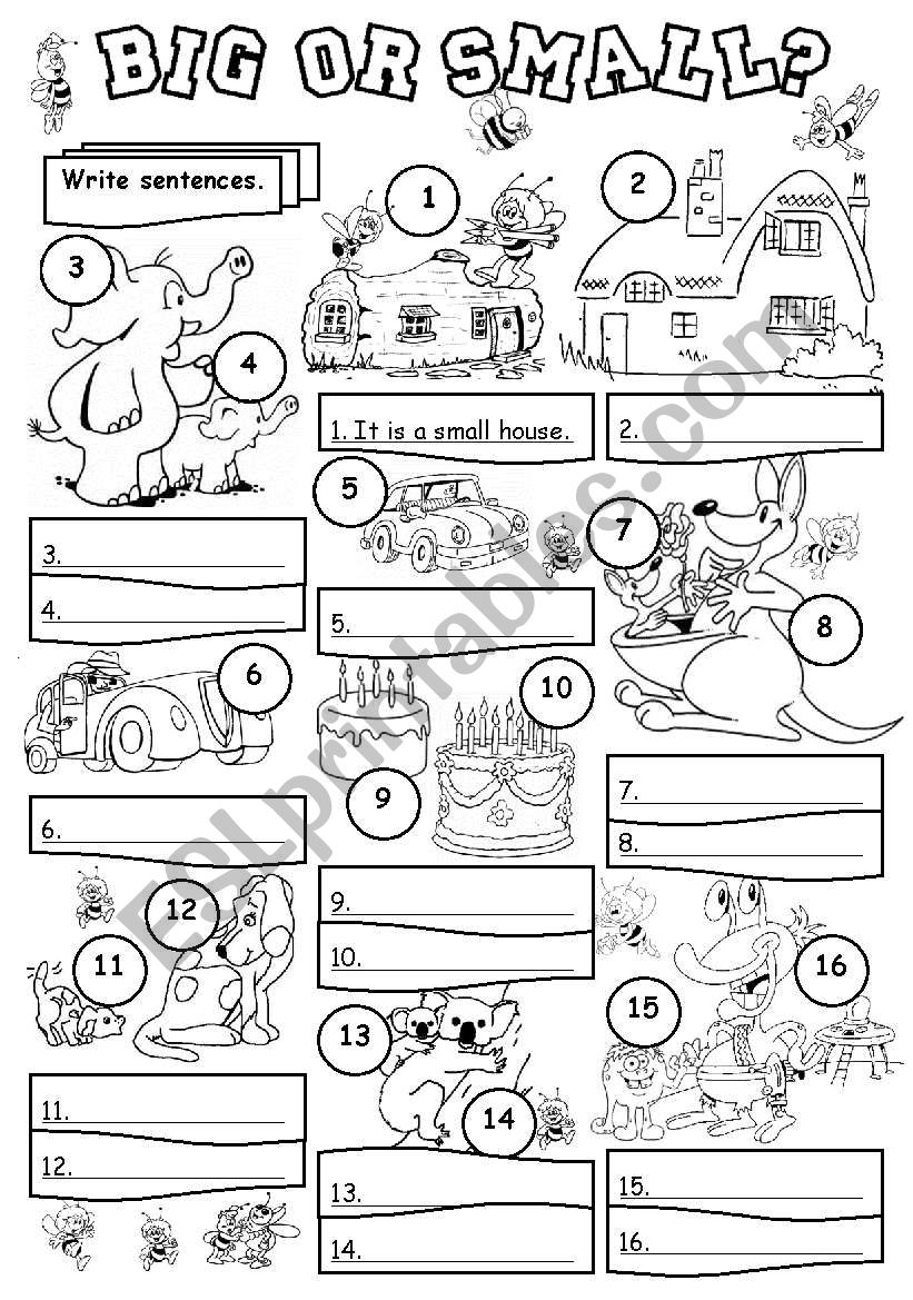 Get 85 Big And Small Worksheet Ideas 66