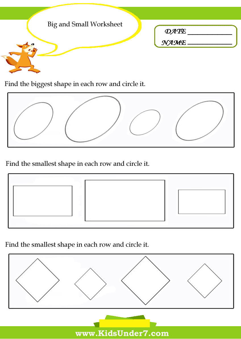 Get 85 Big And Small Worksheet Ideas 83