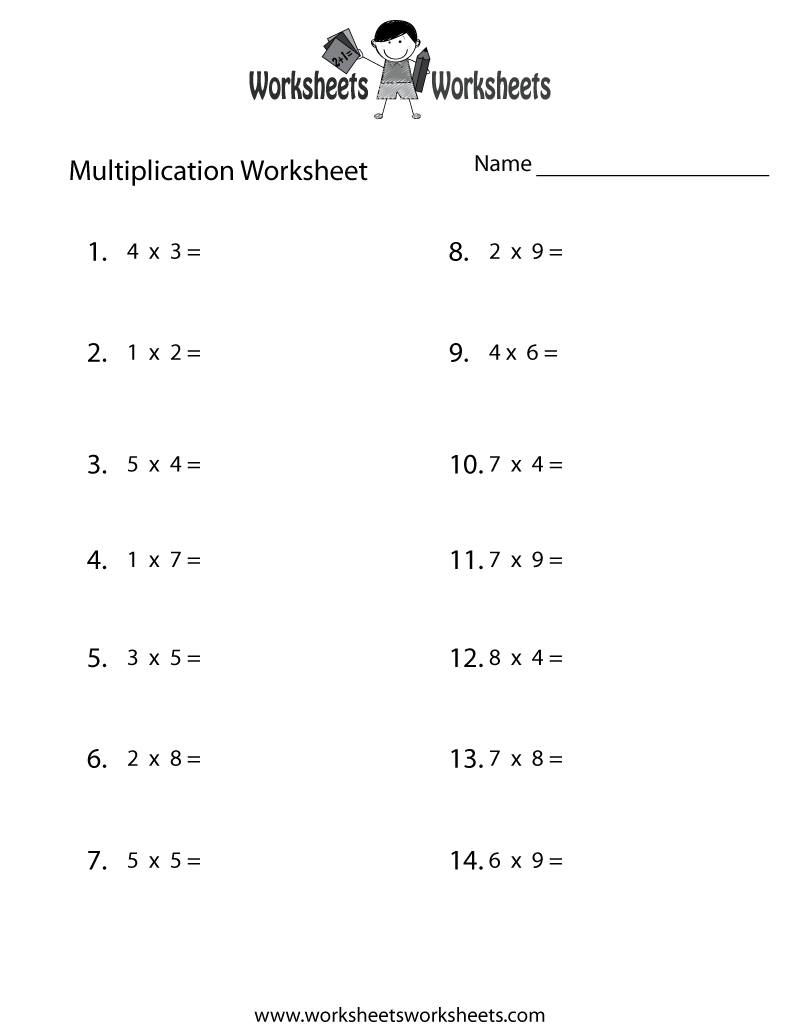 Get 85 Free Printable Multiplication Worksheet Ideas 12