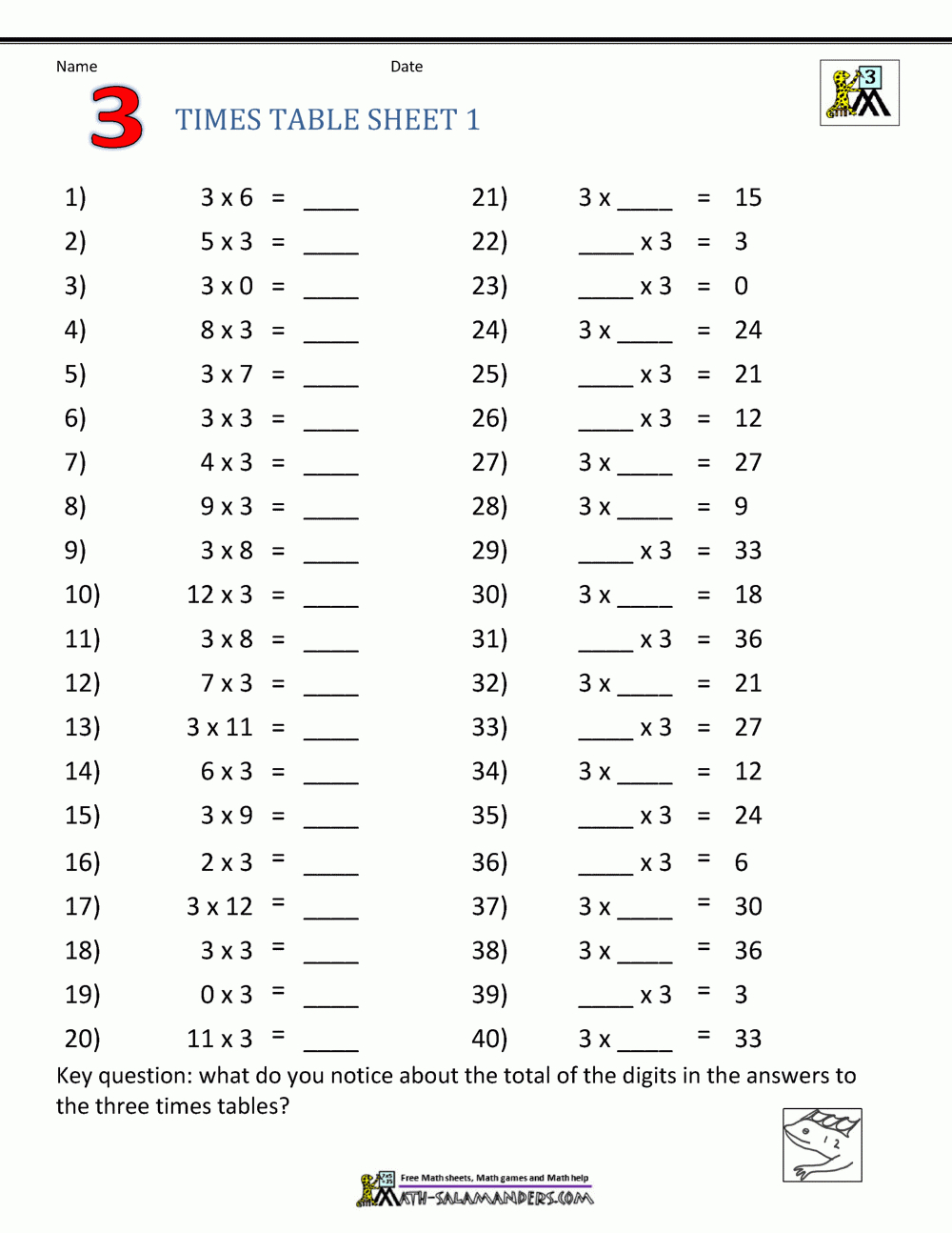 Get 85 Free Printable Multiplication Worksheet Ideas 13