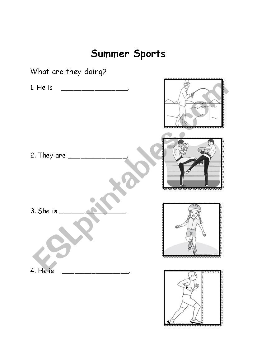 Get 85 Summer Sports Worksheet 49