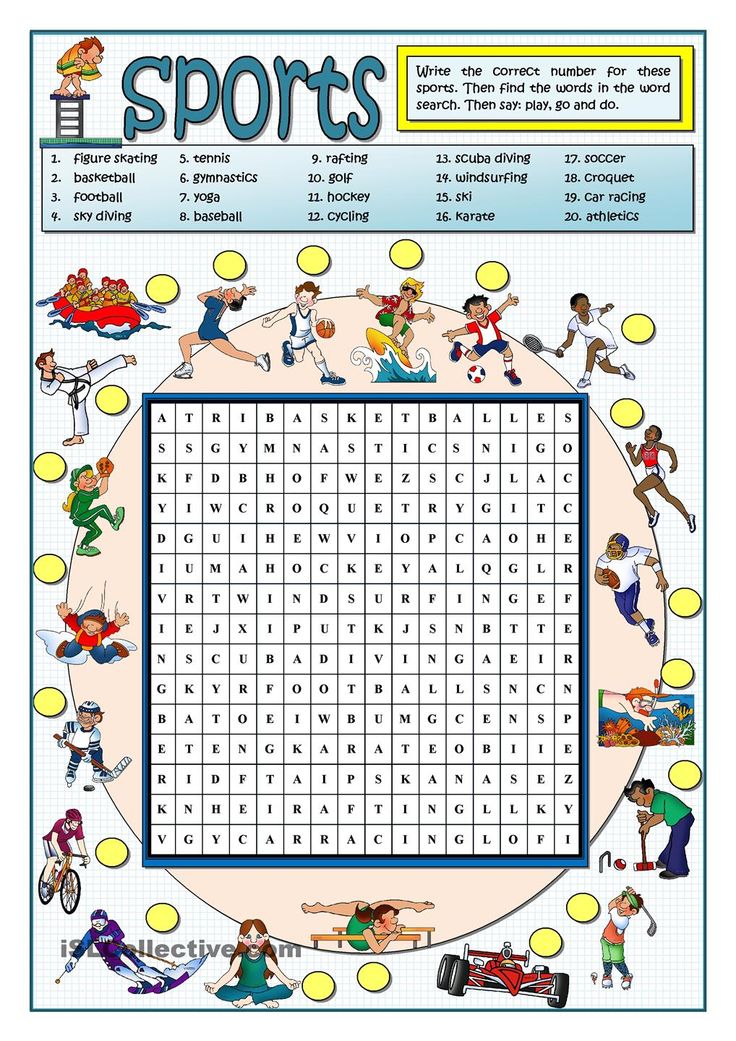 Get 85 Summer Sports Worksheet 5