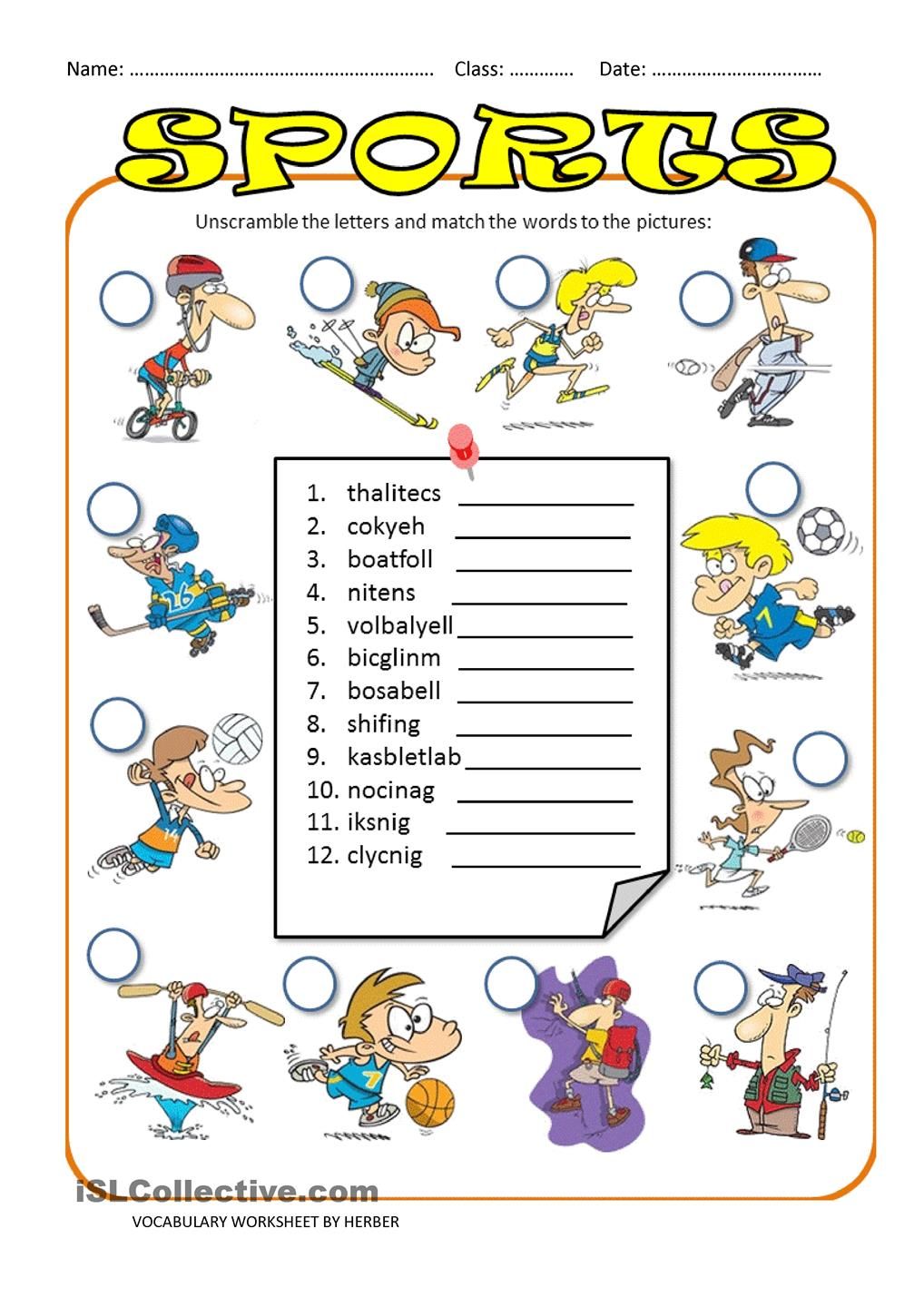 Get 85 Summer Sports Worksheet 50