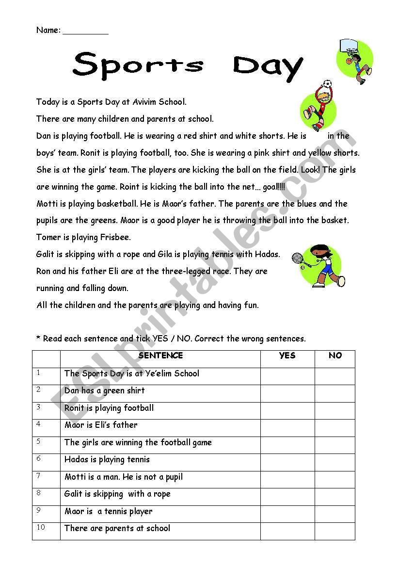 Get 85 Summer Sports Worksheet 64