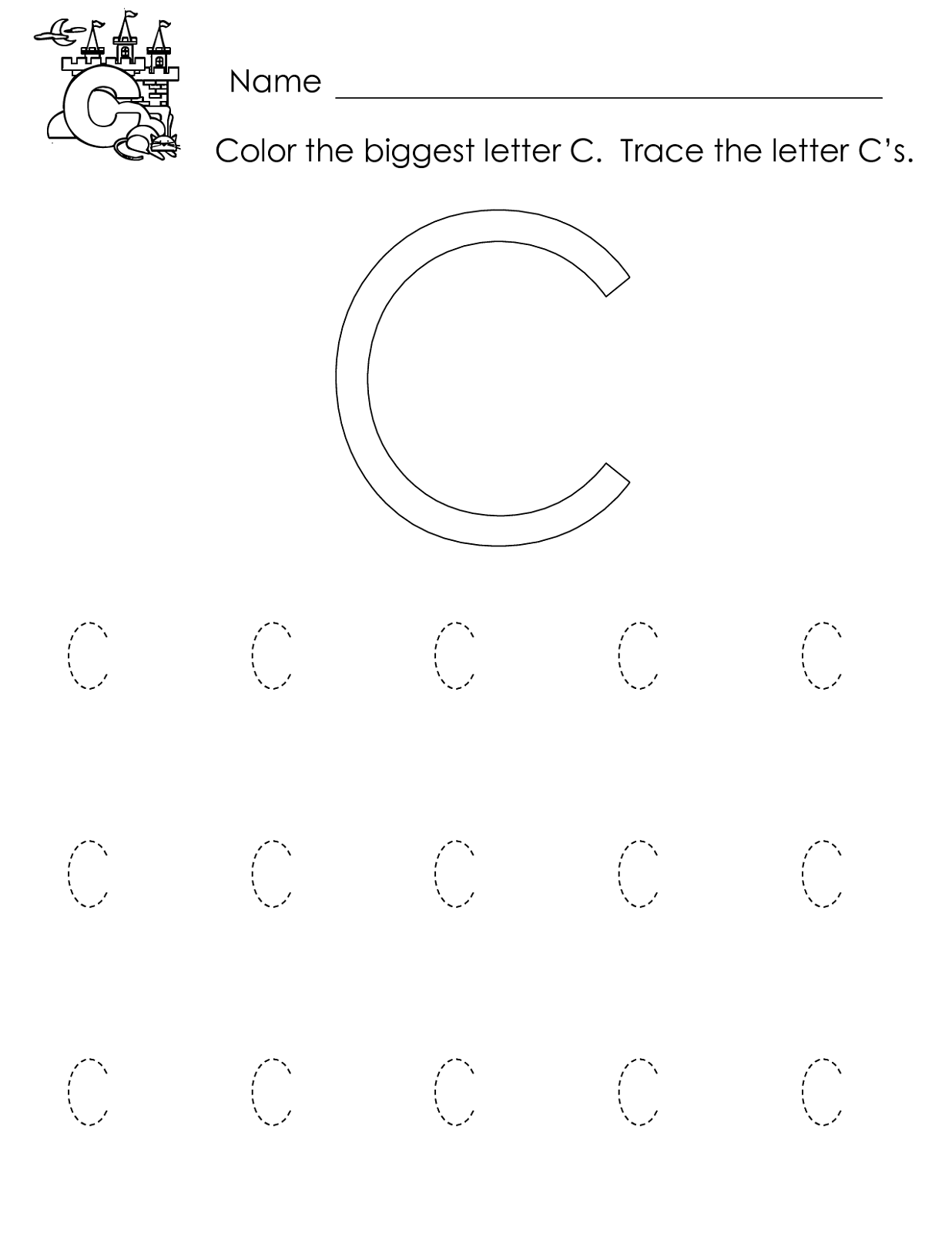 Get 85 The Letter C Worksheet Ideas 30