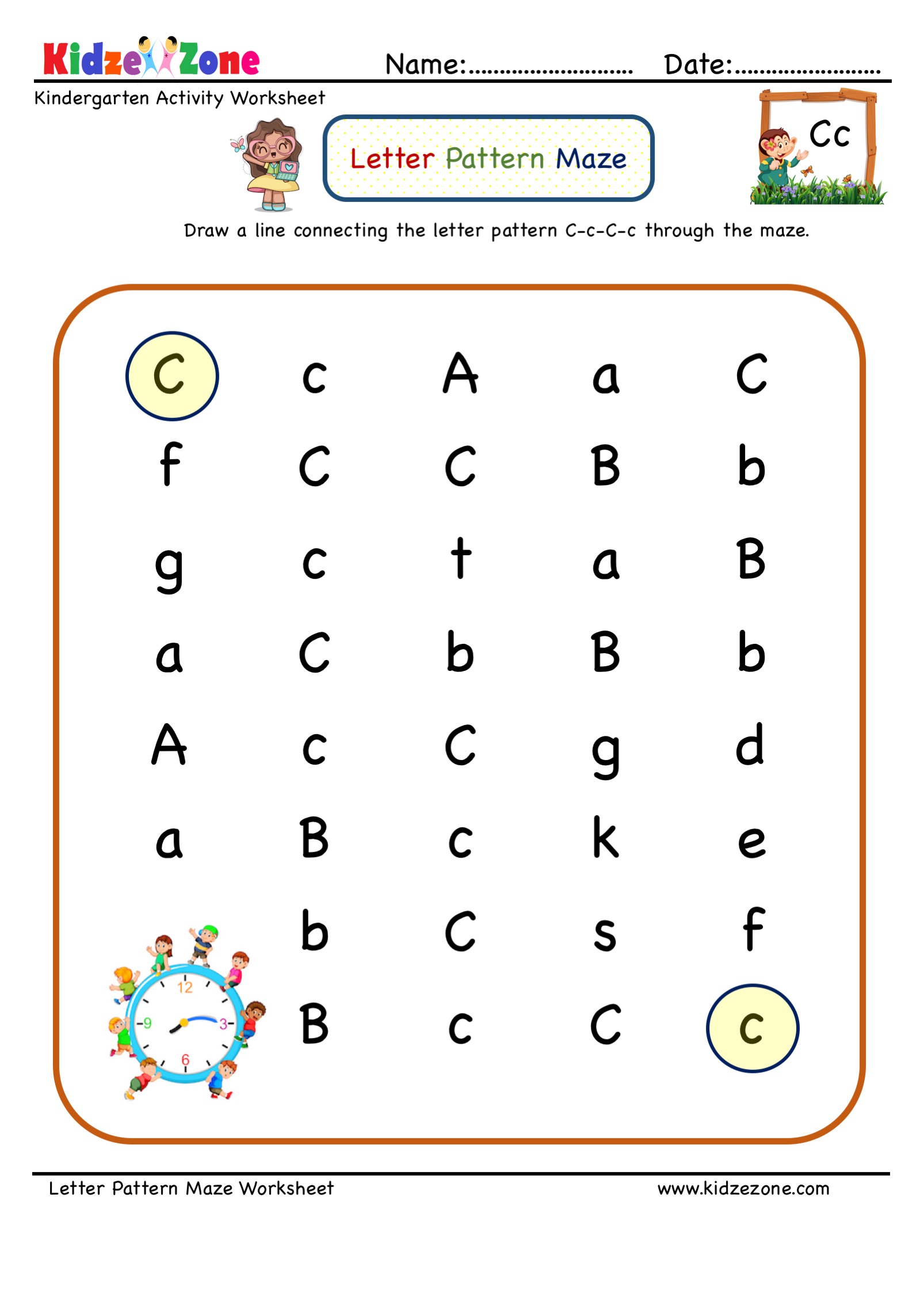 Get 85 The Letter C Worksheet Ideas 6