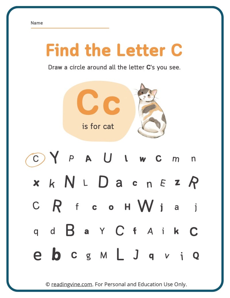 Get 85 The Letter C Worksheet Ideas 77