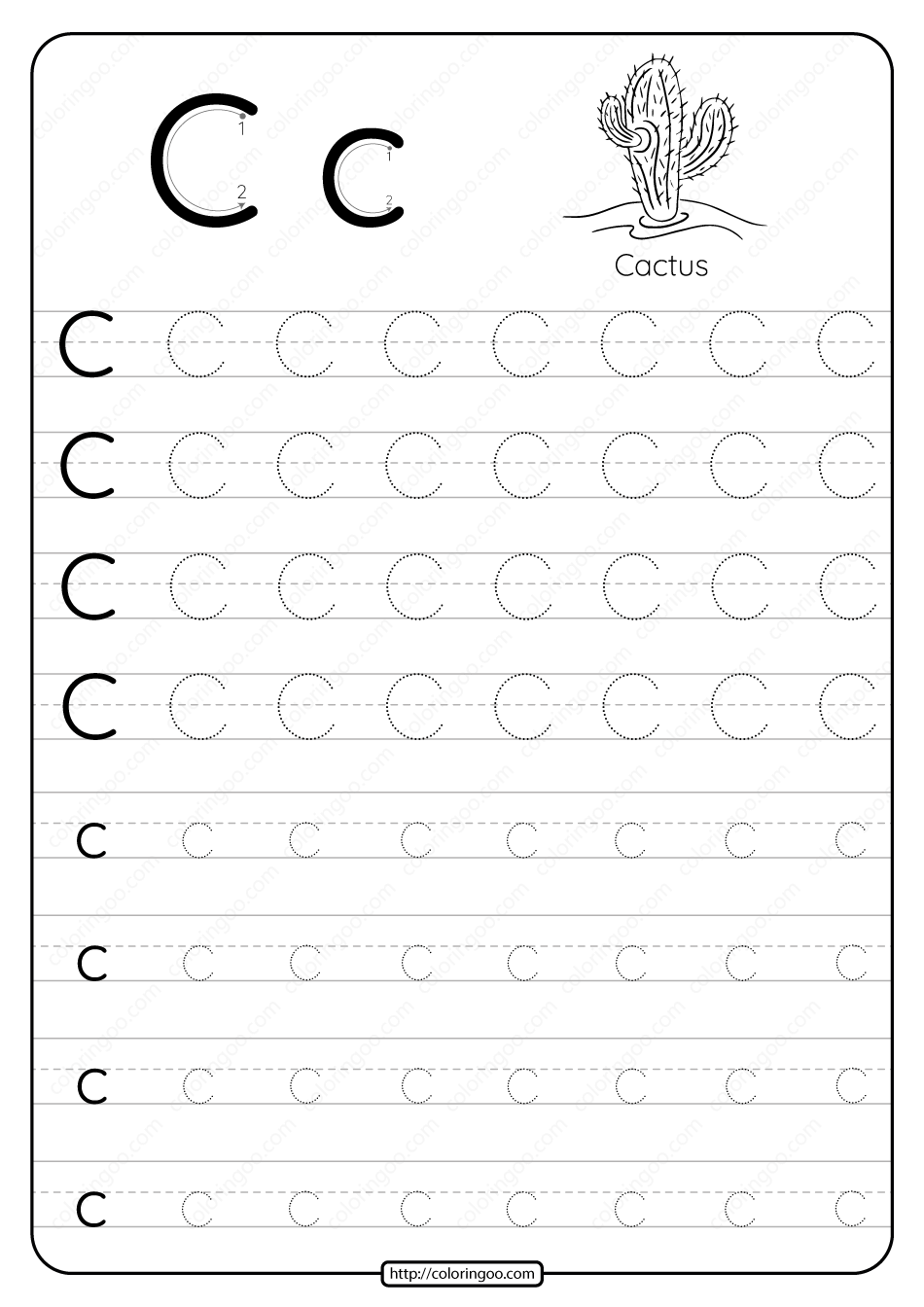 Get 85 The Letter C Worksheet Ideas 84