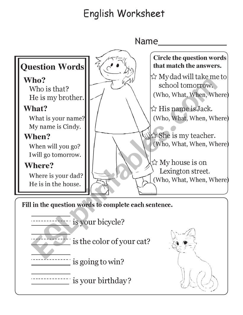 Get 85 Worksheets On Wh Questions Ideas 11