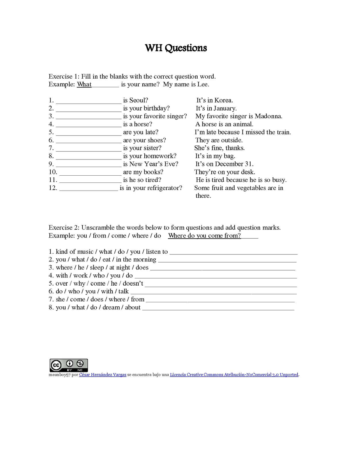 Get 85 Worksheets On Wh Questions Ideas 12