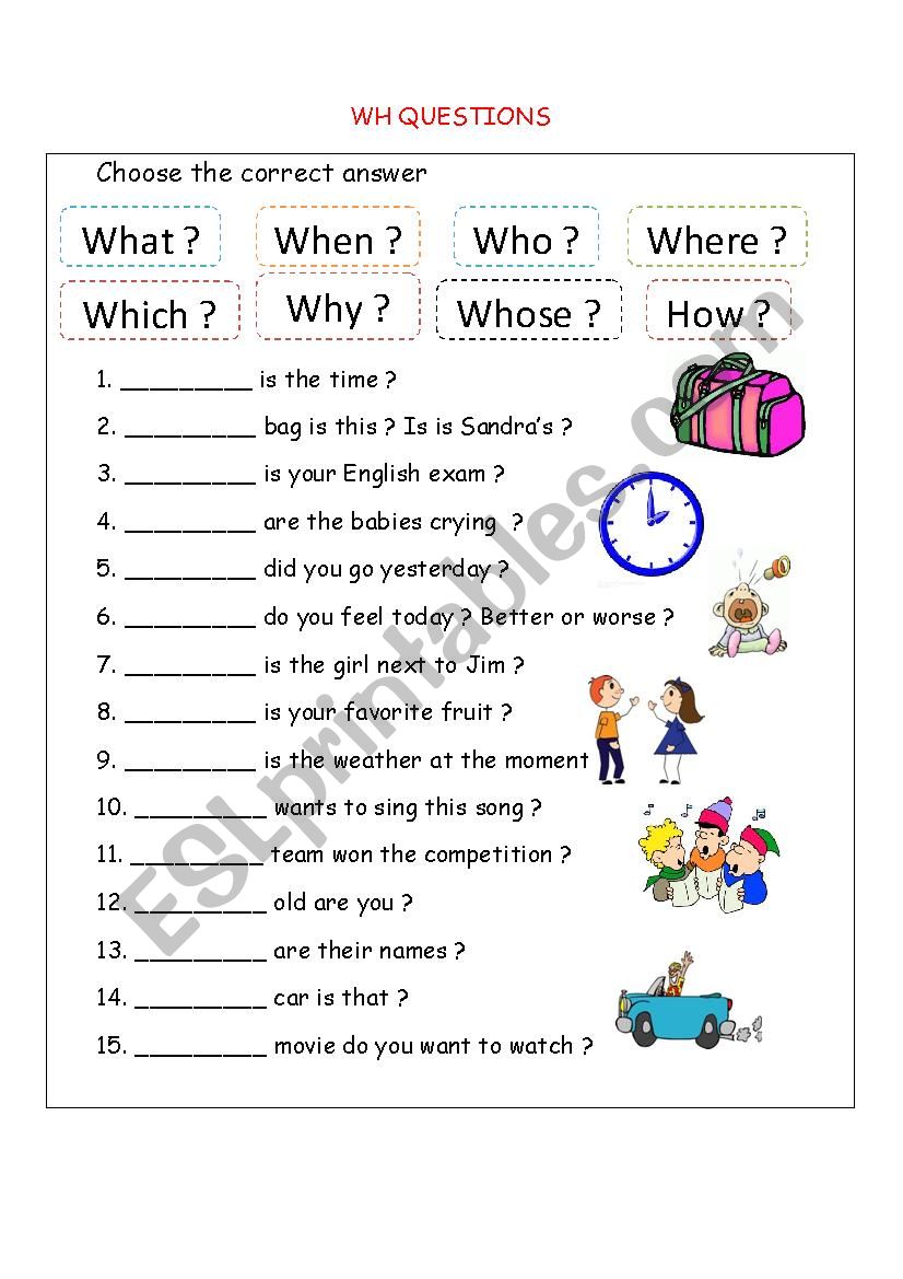 Get 85 Worksheets On Wh Questions Ideas 13