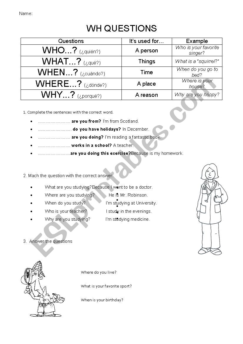 Get 85 Worksheets On Wh Questions Ideas 26